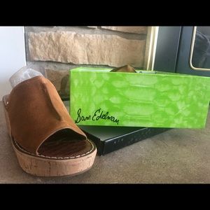 Brown Suede Sam Edelman Wedges